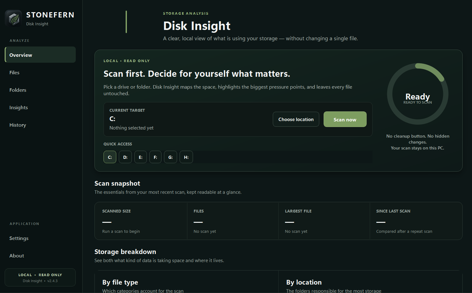 Disk Insight — original product artwork
